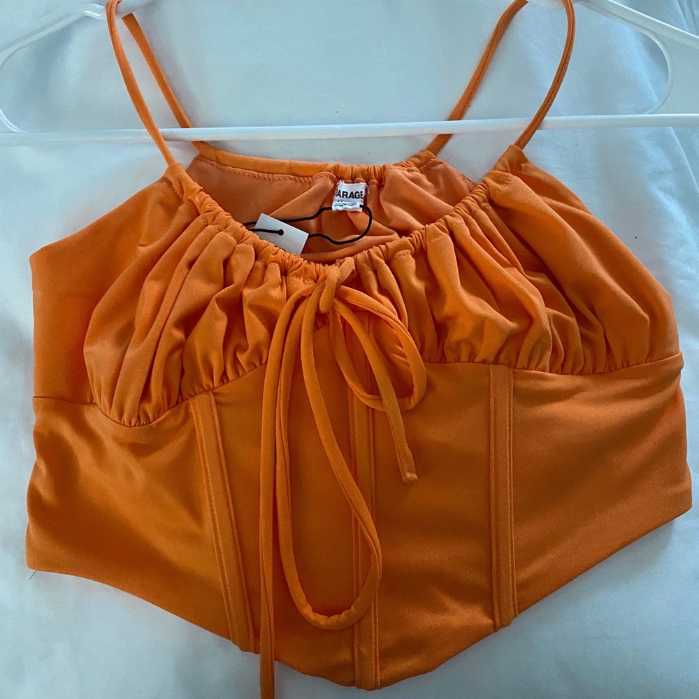 Orange Garage Tank Top - XS